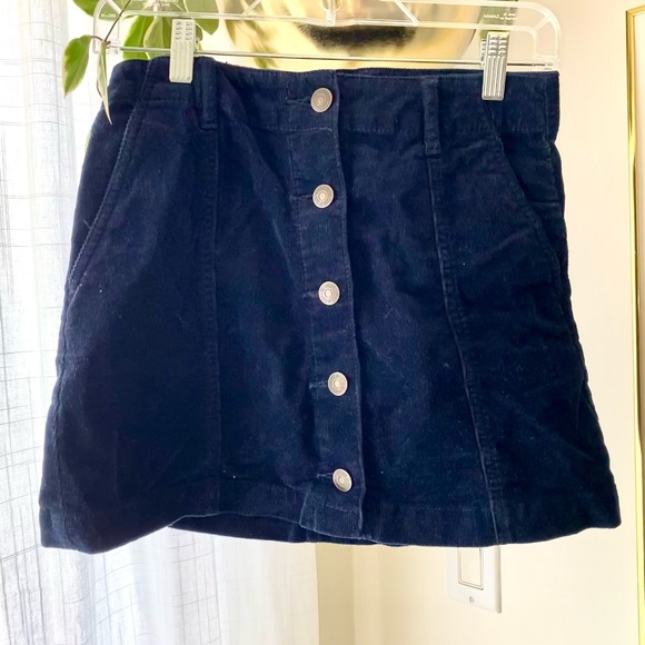 Corduroy Mini Skirt - Picture 2 of 4